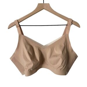 Honeylove CrossOver Bra in Sand Adjustable Straps Size 1X